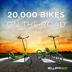 ElliptiGO Sells 20,000th Elliptical Bike; Rolls Out Two New Models to International Markets
