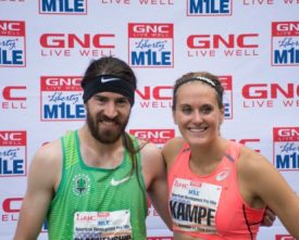 Kampf, Blankenship to Defend GNC Live Well Liberty Mile Titles