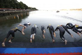 Cameron Dye and Lauren Goss Are Top Finishers at 2017 2XU New York City Triathlon
