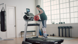 Local Teenage Basketballer Showcases Ball Handling On ProForm Treadmill In National Campaign Celebrating March Madness