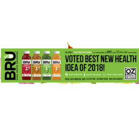 Dr. OZ Awards BRU Broth Best New Health Idea of 2018