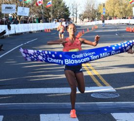 Yimer Wins, Diriba Defends PRRO Championship presented by Credit Union Cherry Blossom Ten Mile
