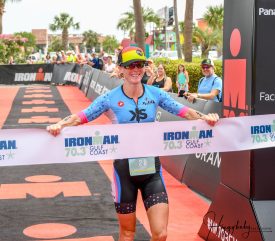 Carrie Lester Wins IronMan Gulf Coast 70.3 to Start Her Season Off Right