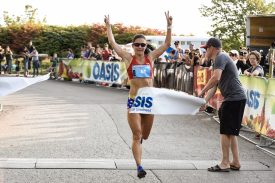 Wonder Woman Lanni Marchant wins Oasis ZooRun 10k
