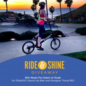 Get Glowing and Enter ElliptiGO and Noxgear’s Ride and Shine Giveaway