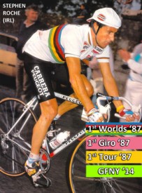 Tour Champion Stephen Roche is Riding Campagnolo Gran Fondo New York on May 18, 2014