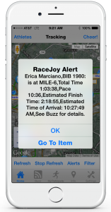 RaceJoy Debuts Industry First: GPS Progress Alerts